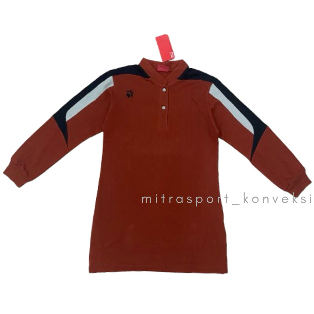 BAJU KAOS POLO TUNIK KERAH DICK WOLVES MUSLIM LENGAN PANJANG