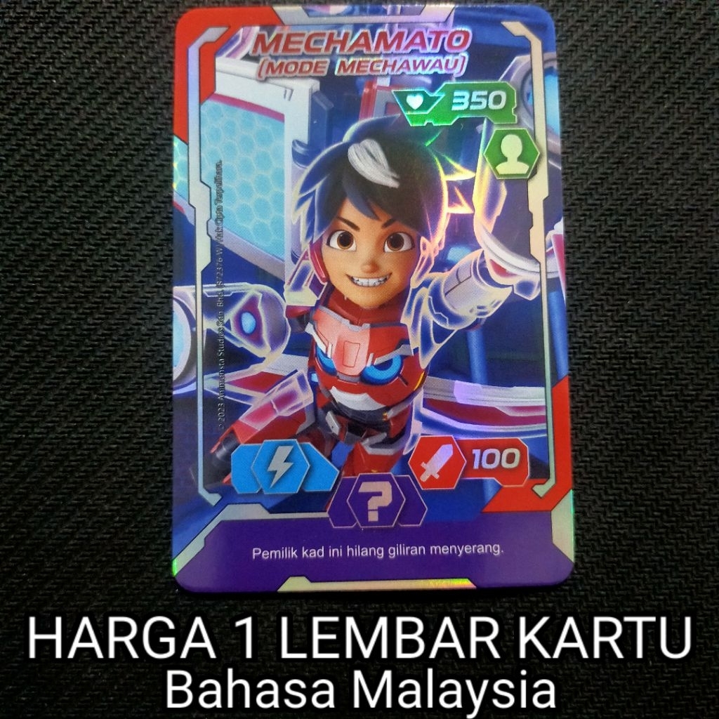 (HARGA SATU KARTU) Mechabattle Card Mechamato (Mode Mechawau)