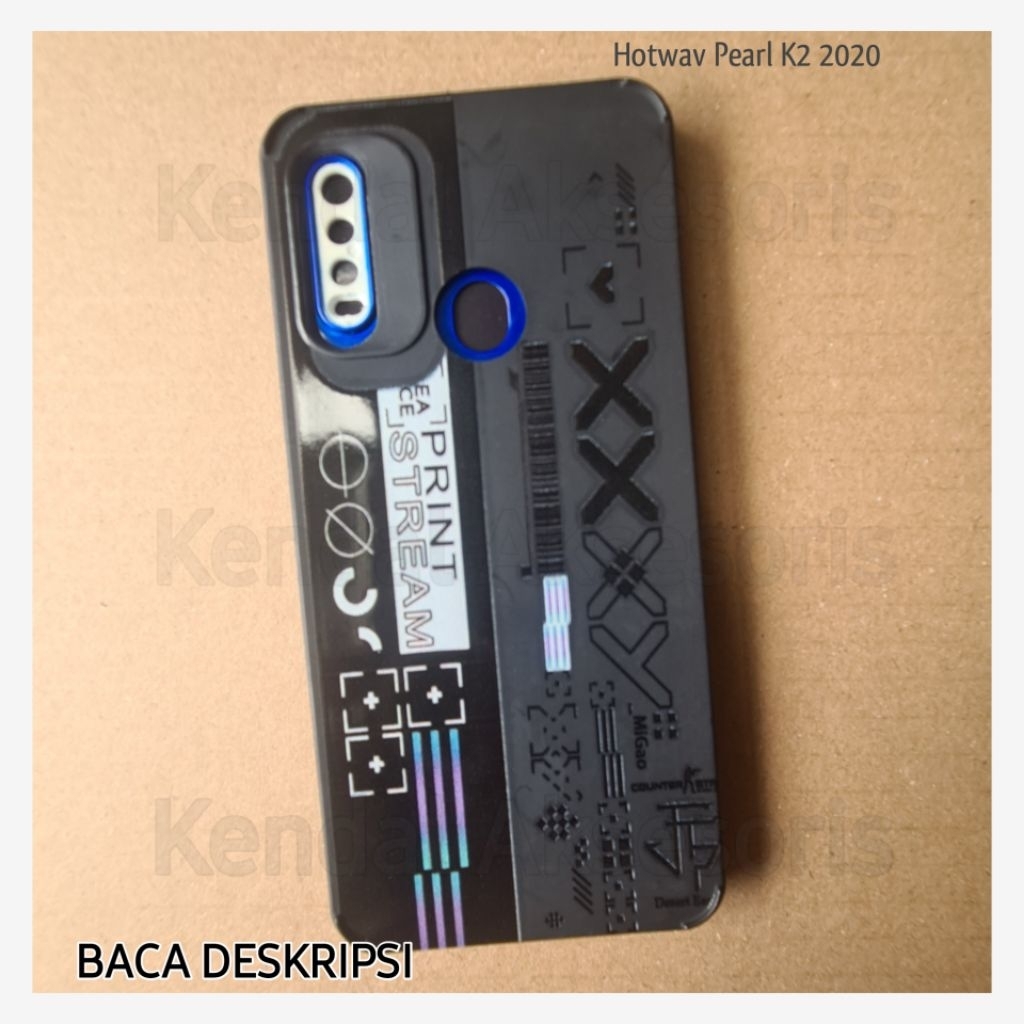 Case Hotwav Pearl K2 2020 kompatibel soft motif lentur