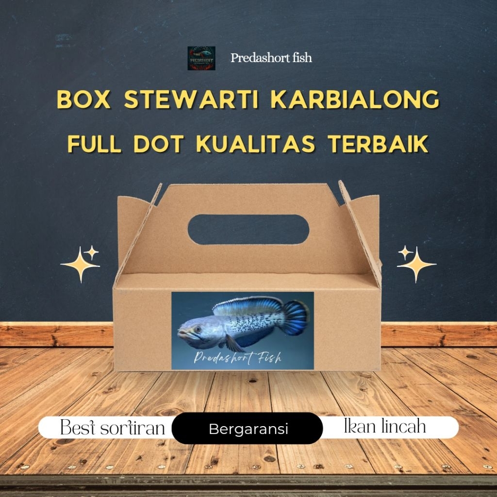 BOX kardus chana stewarti karbialong bahan full dot TERLARIS bergaransi