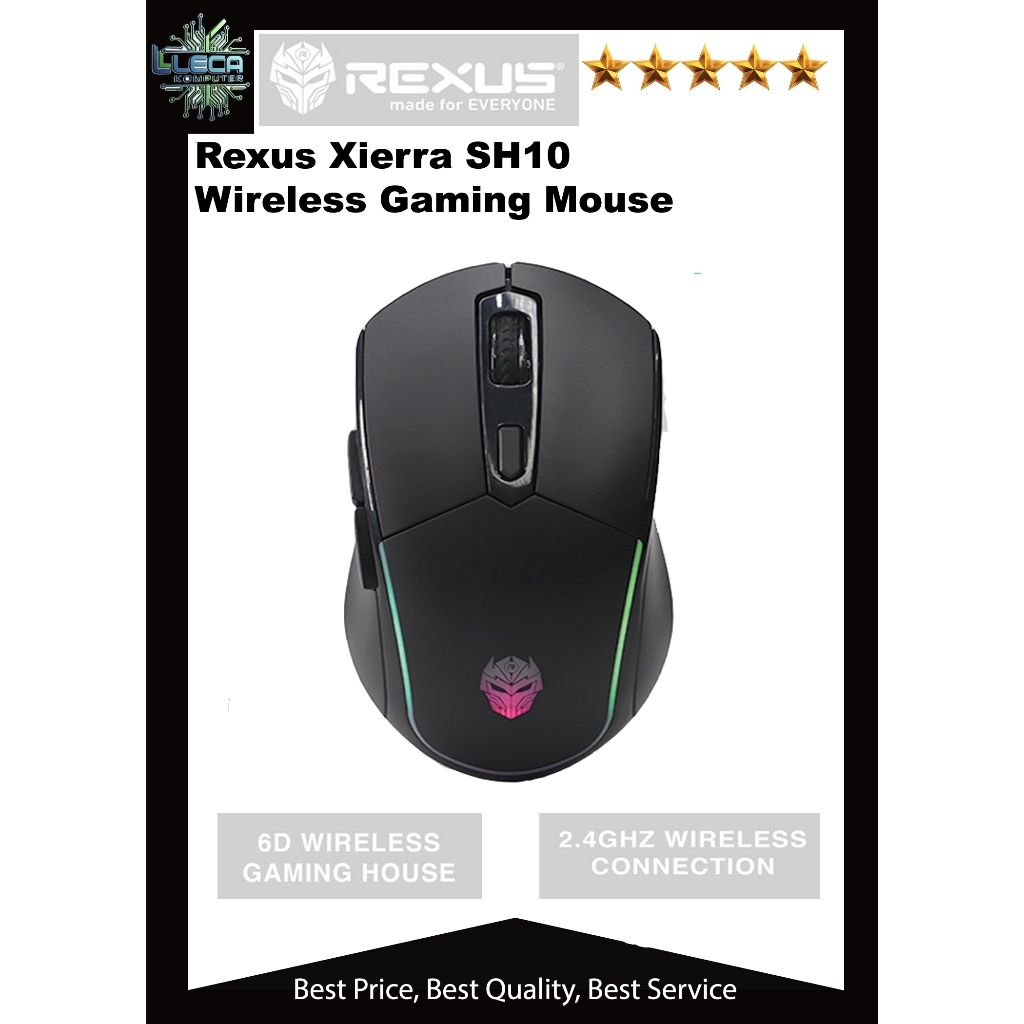 (New) Rexus Sierra SH10 Wireless Gaming Mouse Windows & Mac