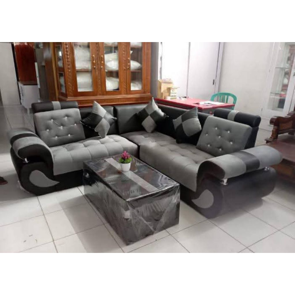 KURSI TAMU SUDUT SOFA KURSI SANTAI FREE BANTAL