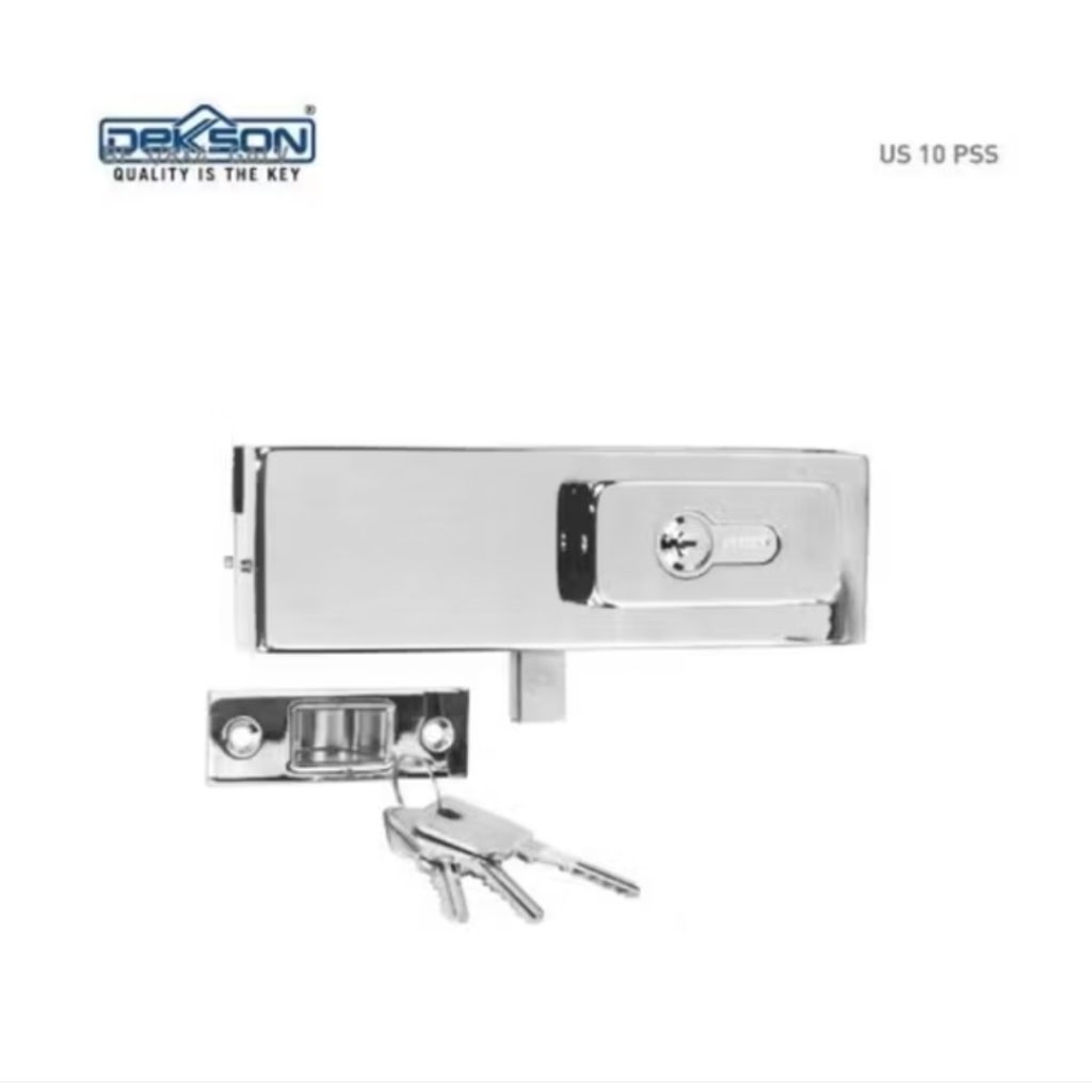 PATCH FITTING DEKSON US10 KUNCI PINTU KACA