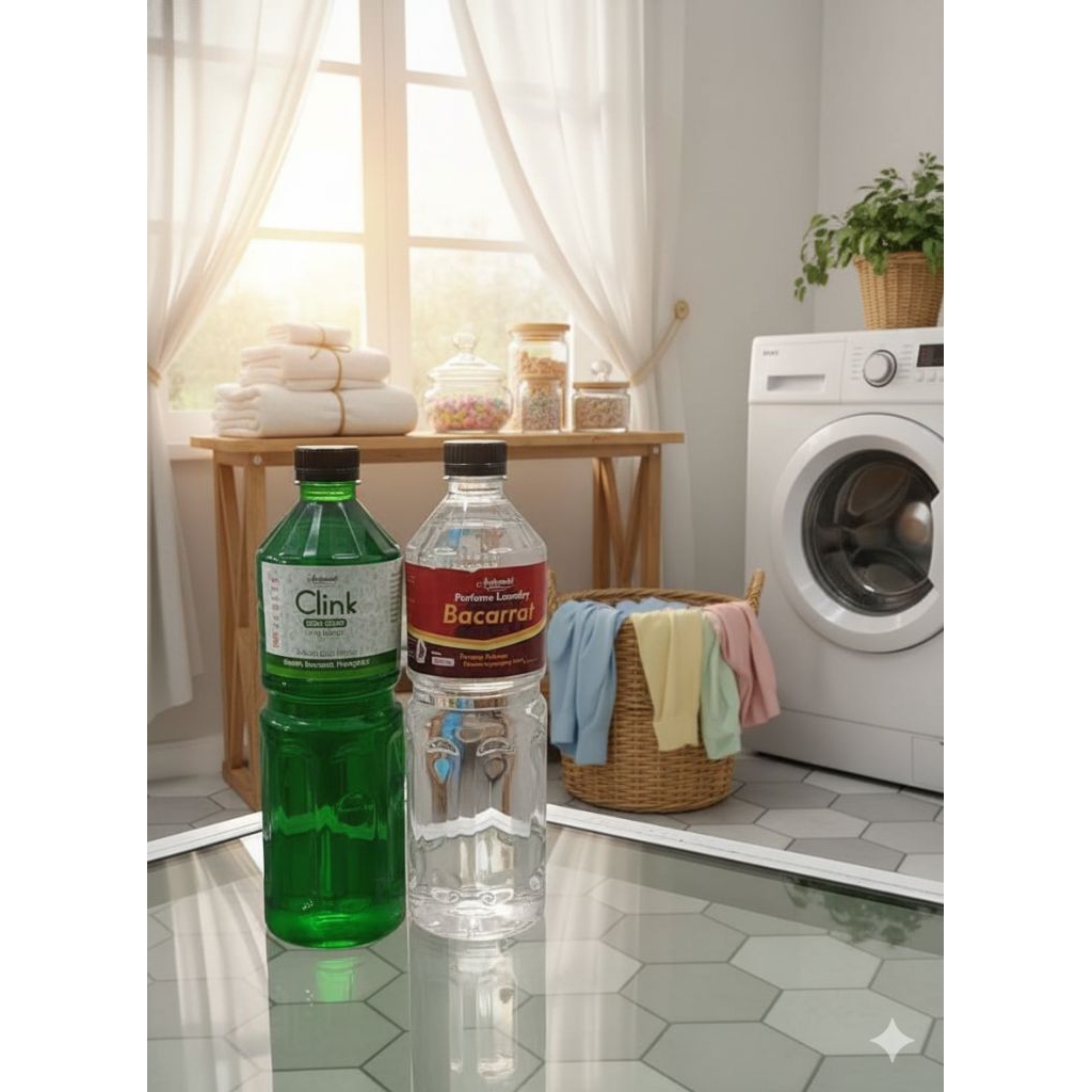 Paket Serbaguna || Parfum Laundry Bacarrat + Sabun Cuci Piring Clink