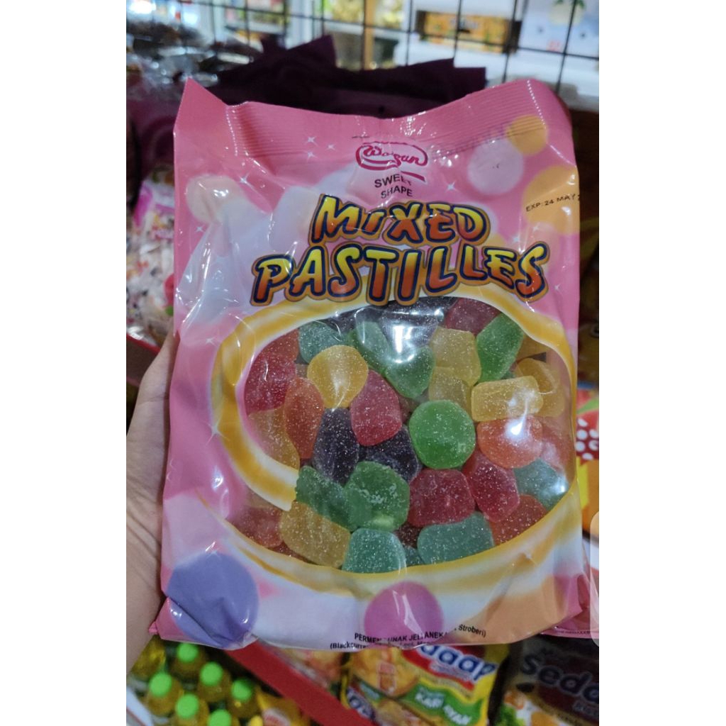 1 kg jelly waisun mixed pastilles permen candy halal kenyal malaysia