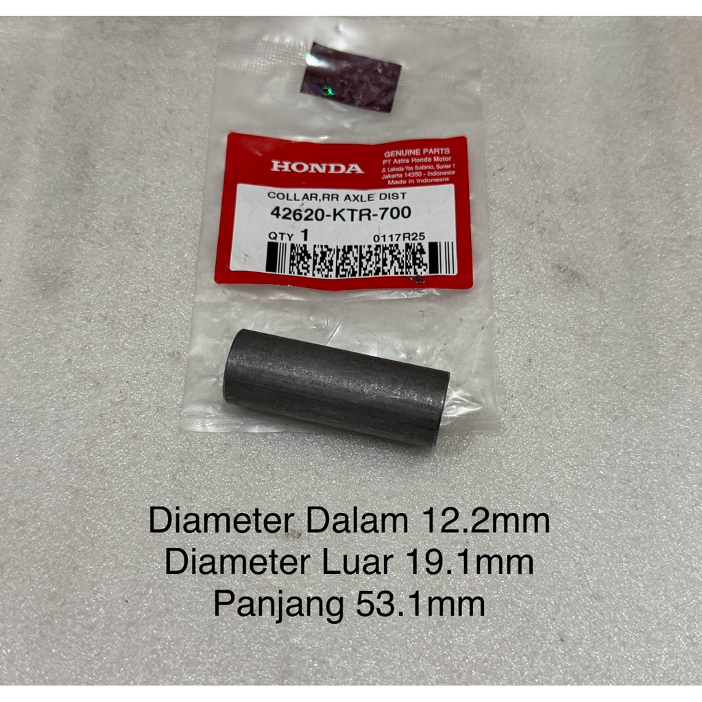 Collar Bosh Dalam Tromol Depan Genio Scoopy K93 K2F Ori AHM 42620KTR700