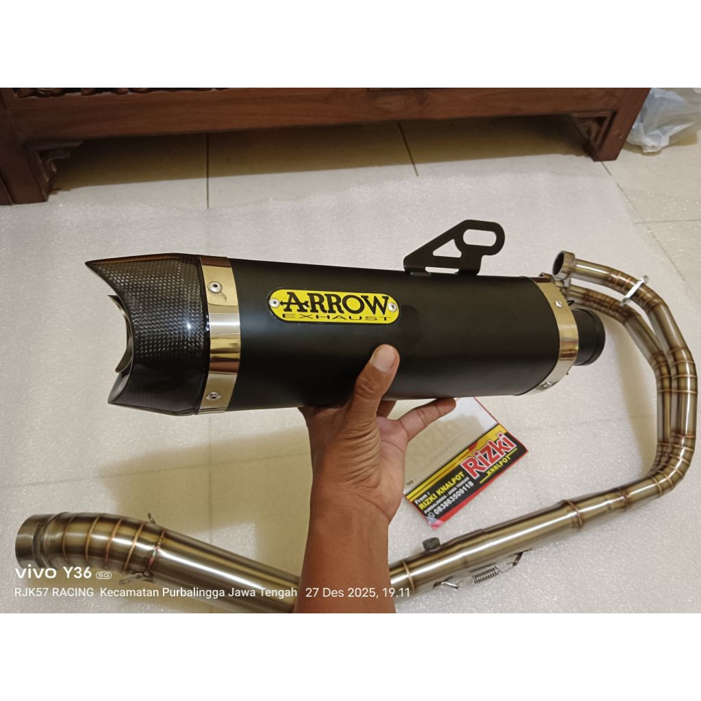 KNALPOT R25/MT25 ORIGINAL RJK57 RACING arraw