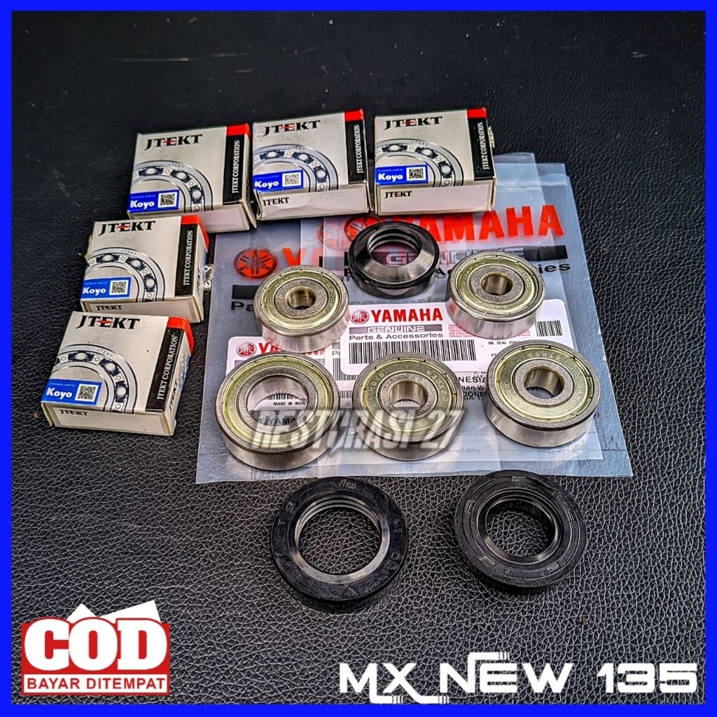 Bearing Dan Seal Roda Set Depan Belakang Yamaha Mx New 135 Koyo Japan Bearing Laher Bantalan Roda De