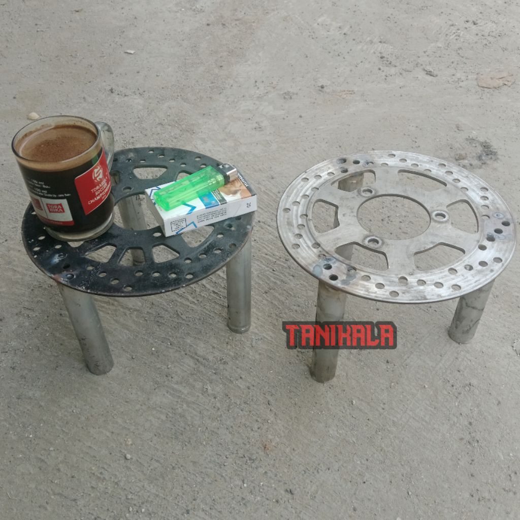 Kursi Jongkok Besi Bangku Dingklik Besi Kursi Kecil Besi Tebal Kokoh