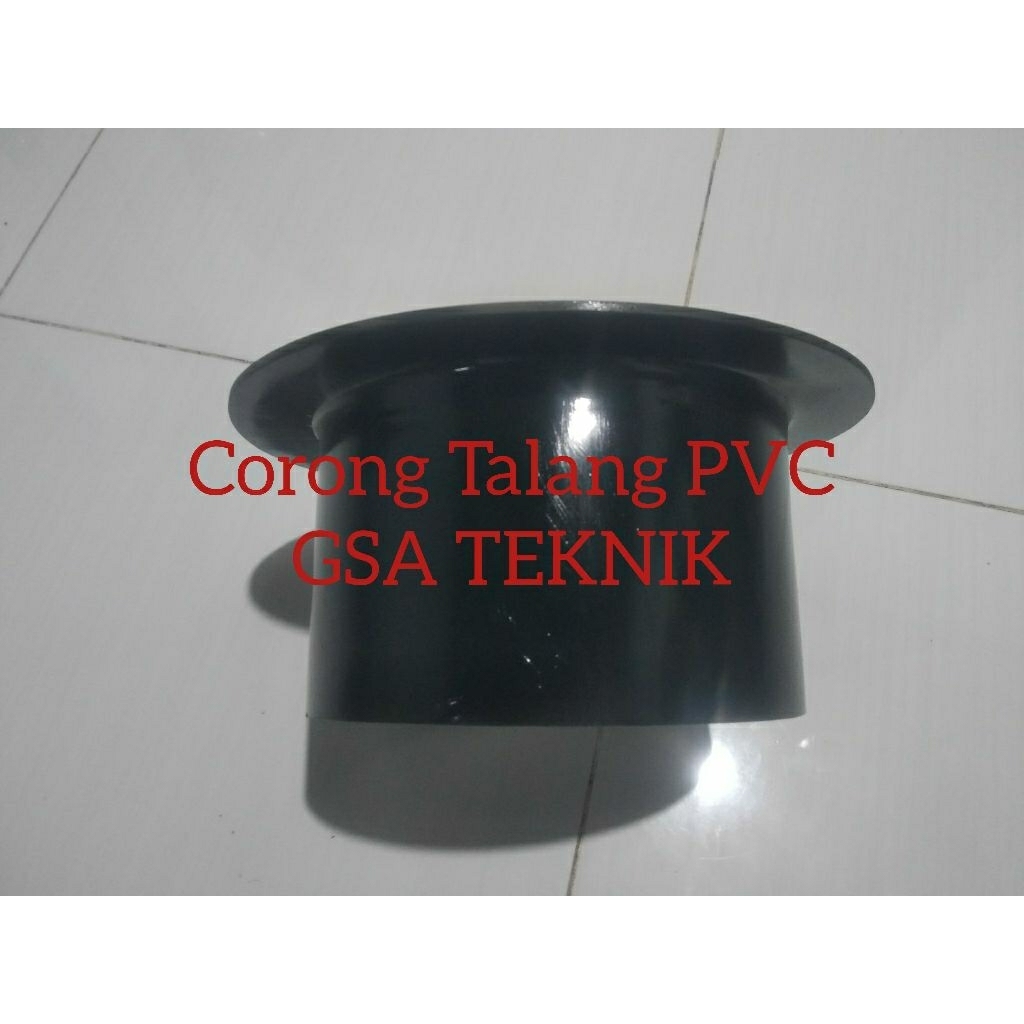 corong talang air PVC 4" inchi