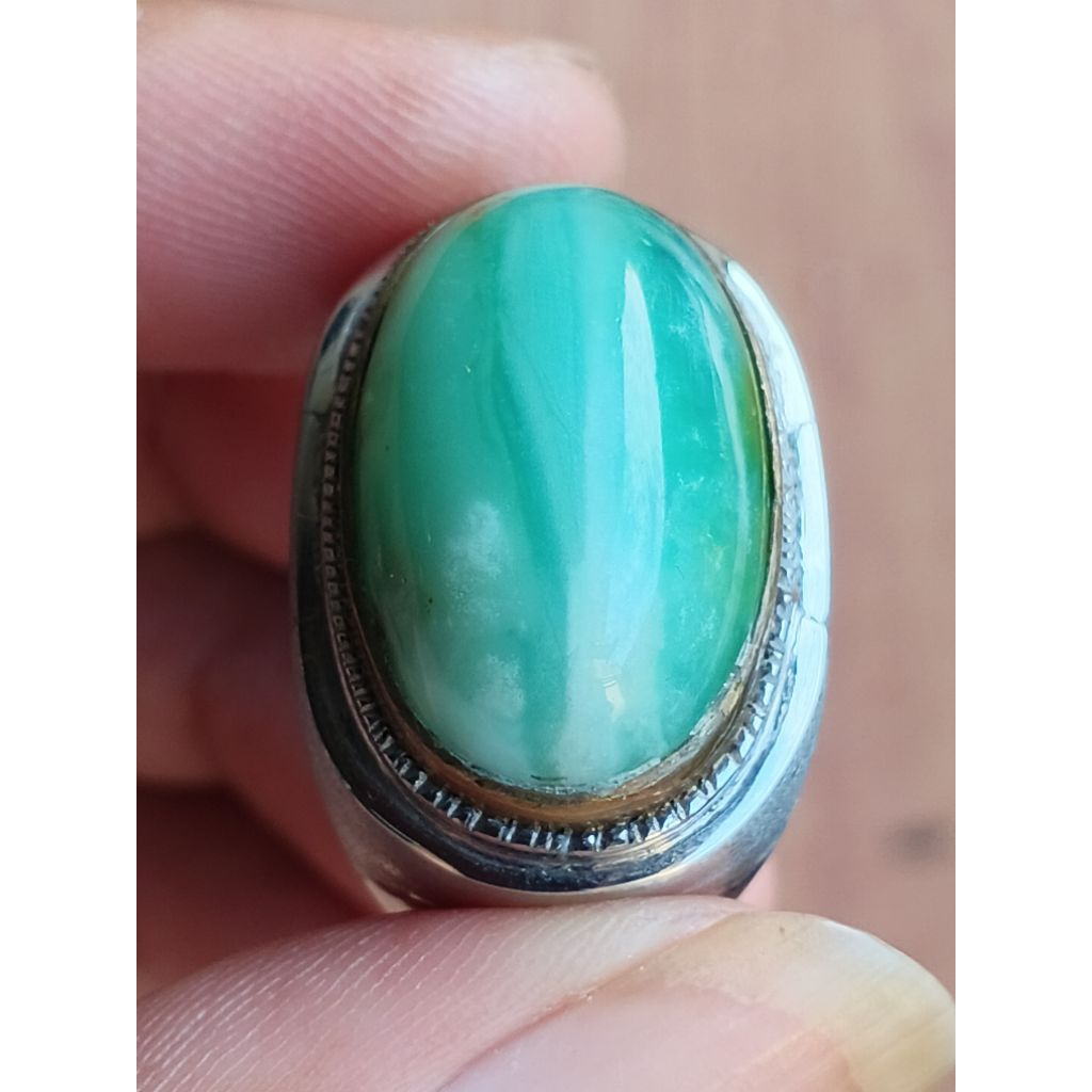 Natural Batu Hijau Toska Garut Cikolak Model Lintang