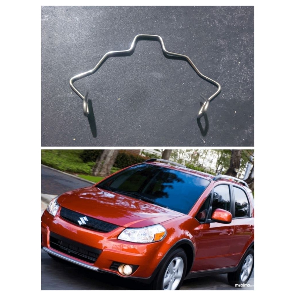 klip kawat lampu H4 + baut kawat lampu depan mobil / seling bohlam headlamp suzuki sx4 xover