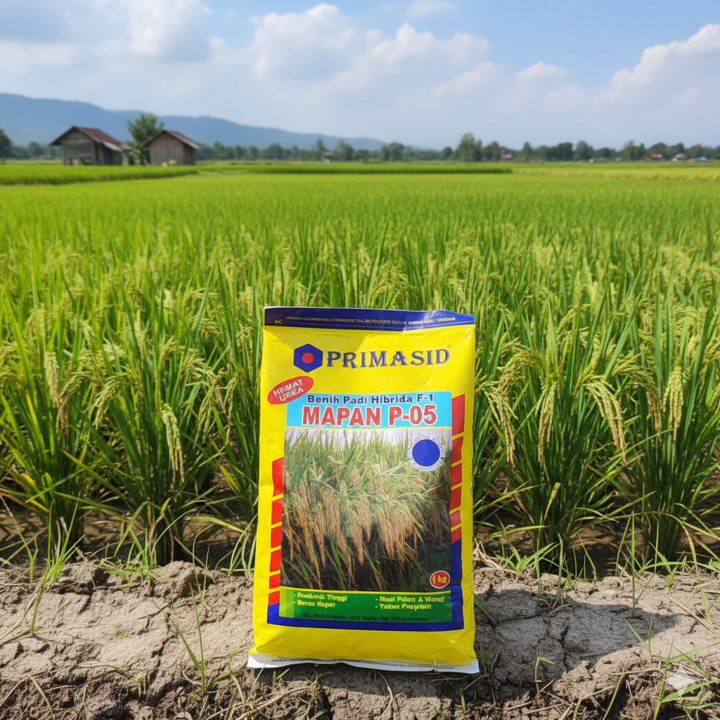 PROMO TERBATAS MAPAN P-05 - 1kg ( BENIH PADI HIBRIDA) BENIH UNGGUL / BENIH PADI MAPAN 05
