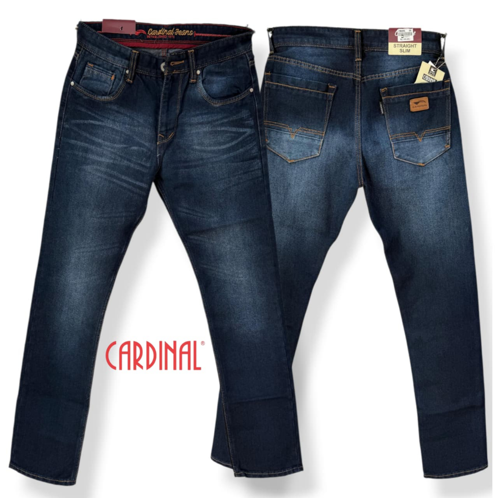 Celana Jeans Cardinal Panjang Pria//Celana Cardinal Regular Non Sretch//Denim Impor