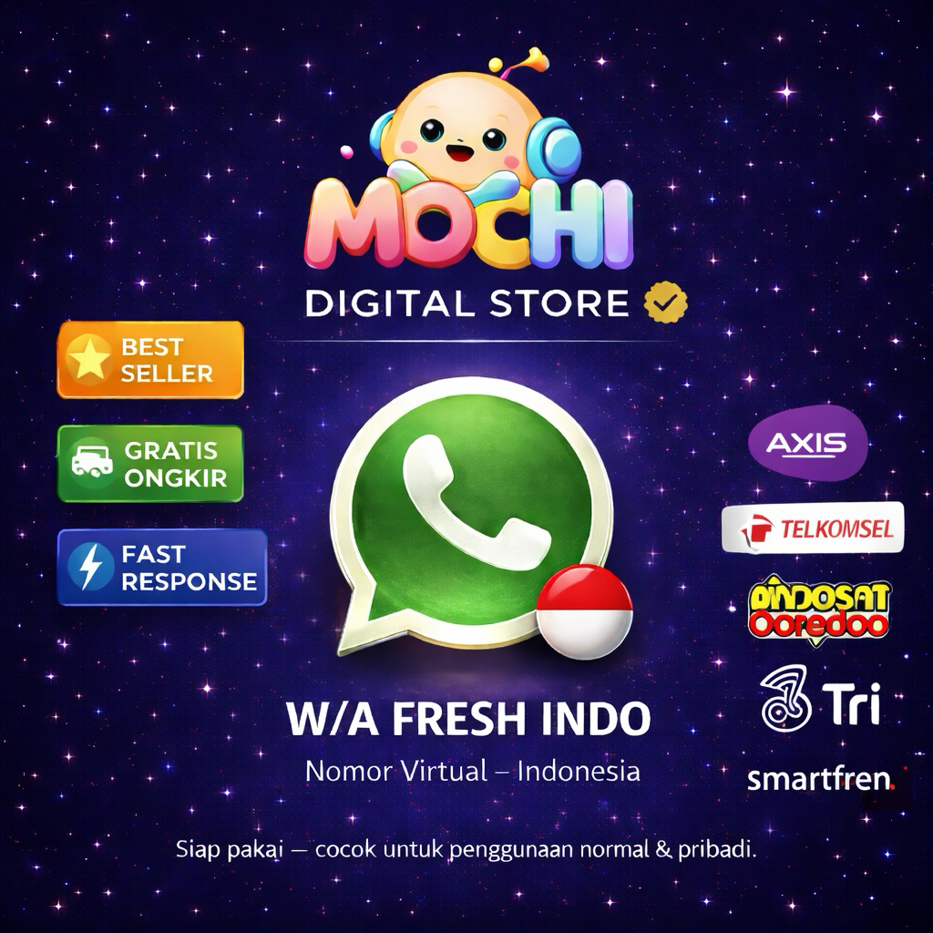 Nomor Virtual Indonesia Fresh Untuk Verifikasi Akun