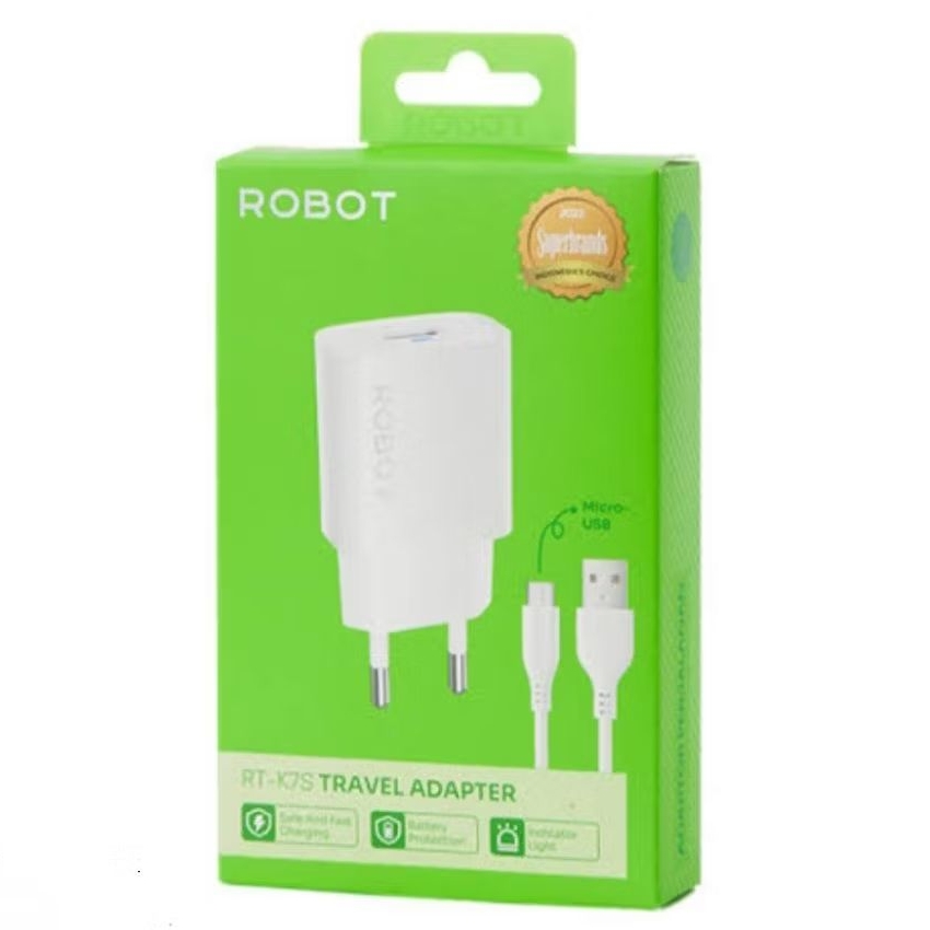 ROBOT CHARGER +MICRO USB 100% ORI
