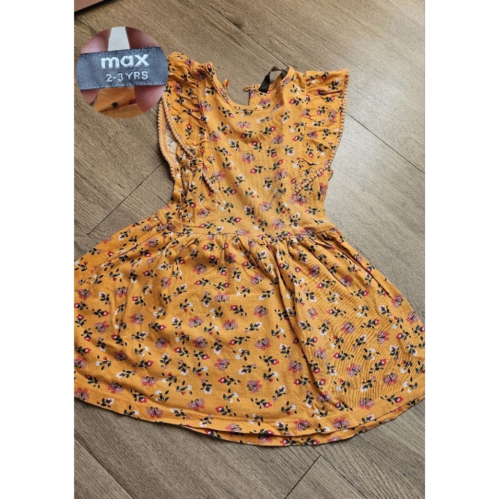 dress anak perempuan balita MAX FASHION dress h&m z*ra uniql* dress fashion anak balita perempuan 2-