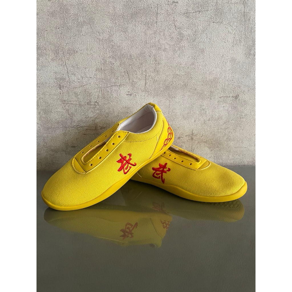 Sepatu Wushu Sepatu Olahraga Wushu Bahan Kanvas Fleksibel - Size Lengkap