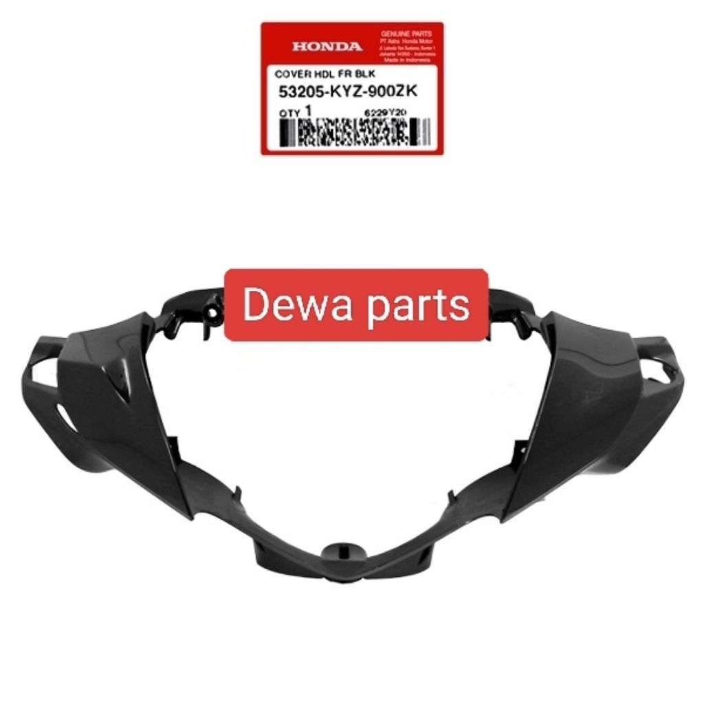 53205KYZ900ZK totok depan Supra125 helm in hitam original ahm