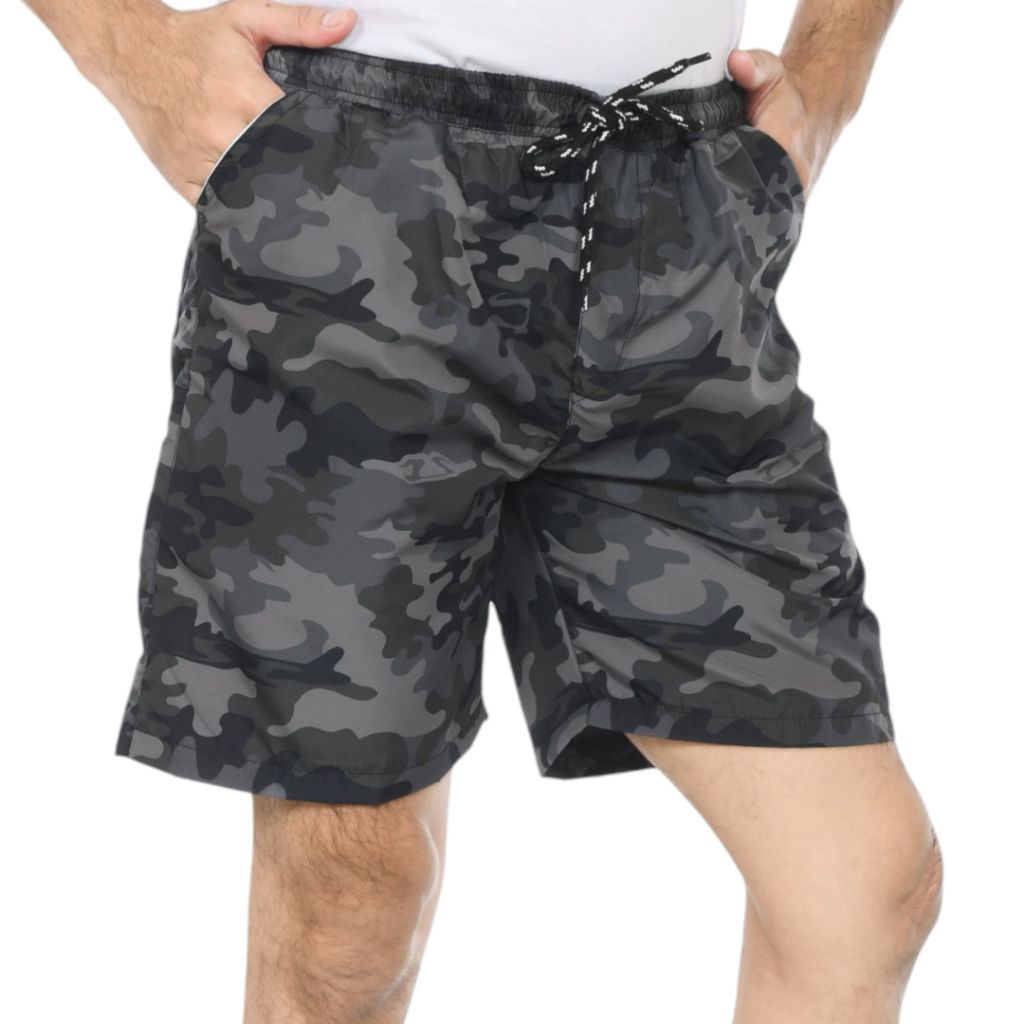 Broadmind - Celana Pendek Pria Motif Loreng Army Tangguh Keren Siap Tempur Gaya