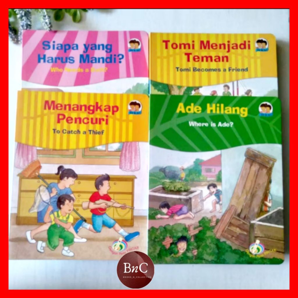 [ Boardbook anak ] IRA ARI Boardbook ukuran sedang Preloved Bilingual