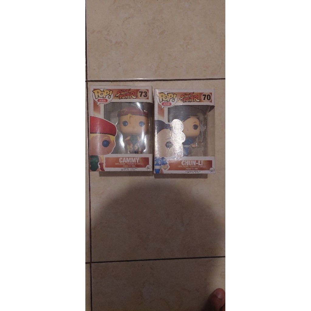 Funko Pop Street Fighter Cammy 73 dan Chun Li 70