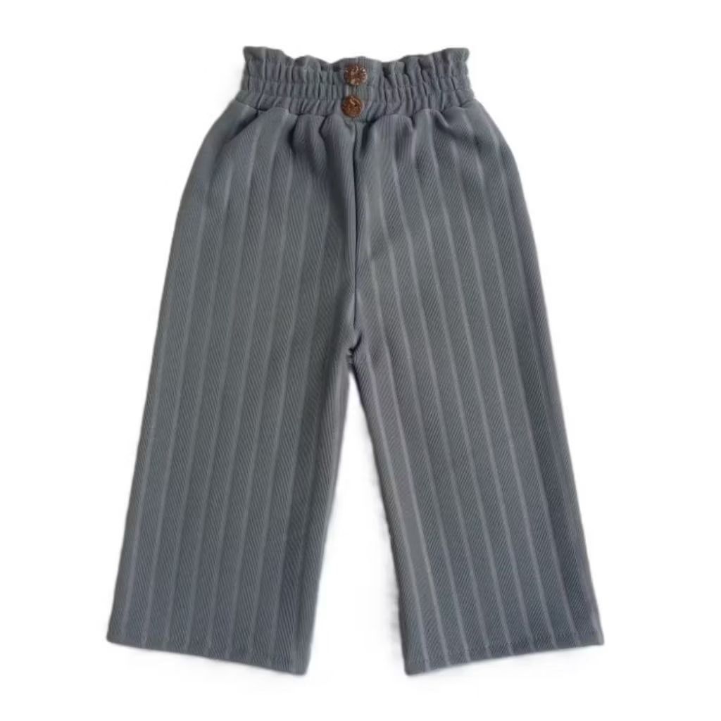 Kulot Knit HW Anak Perempuan / Kulot Knit Kancing Anak Perempuan