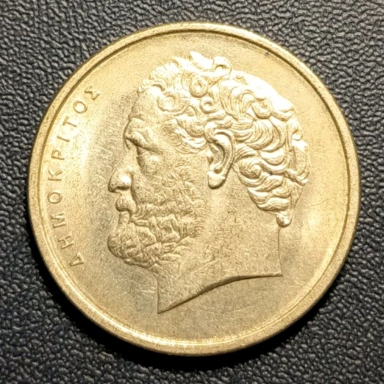 Koin Asing Yunani 10 Drachmai