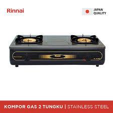 RINNAI - Kompor Gas Rinnai 2 Tungku RI-712BGX (Api Tornado)