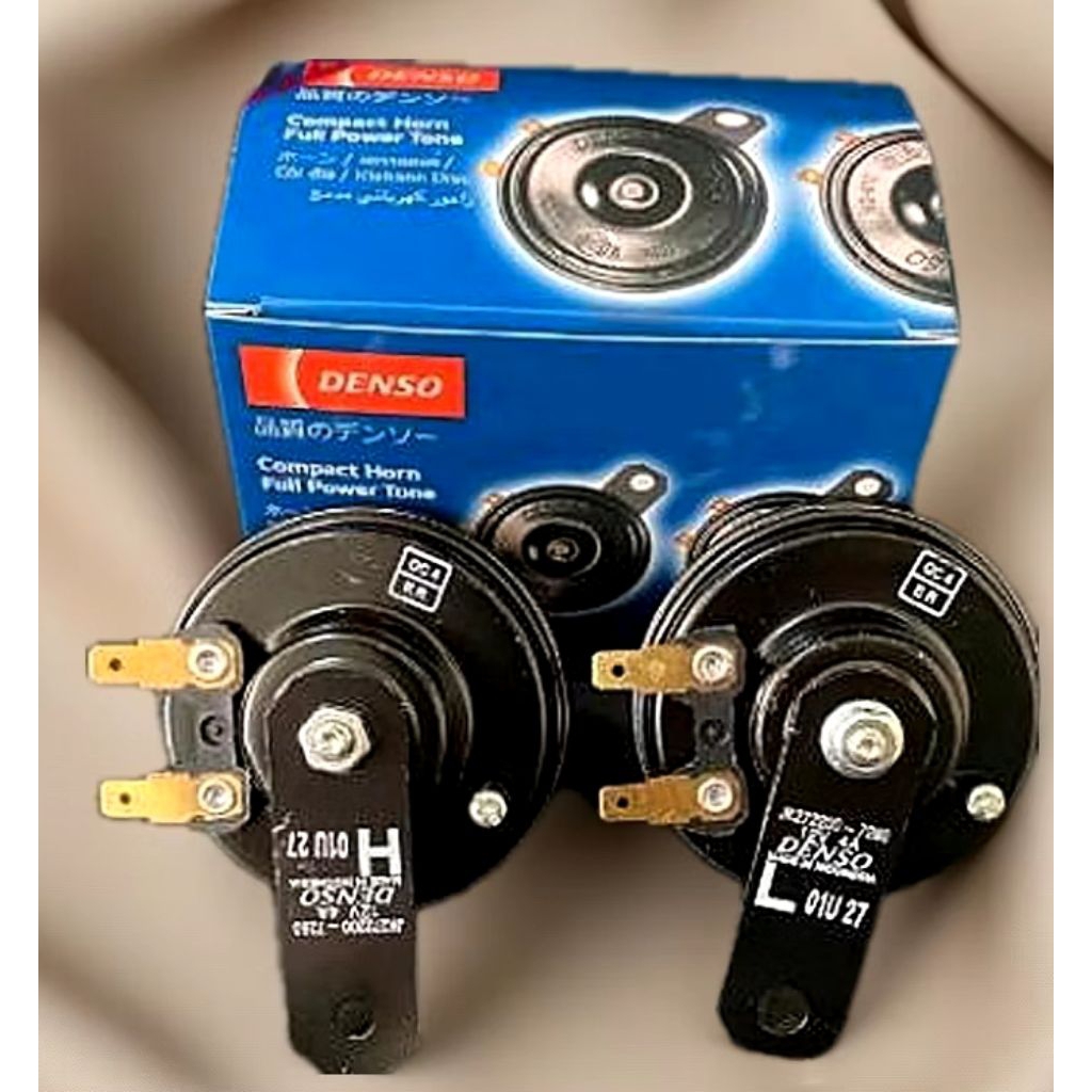 Klakson motor mobil model standar dan keong merek Denso ,yuzaka ,afk