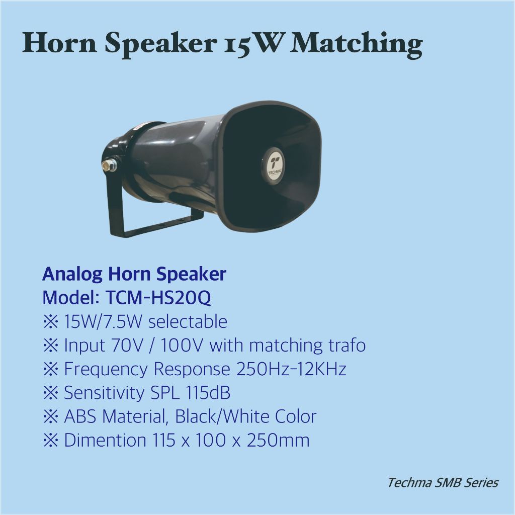 Analog Horn Speaker 15Watt Outdoor