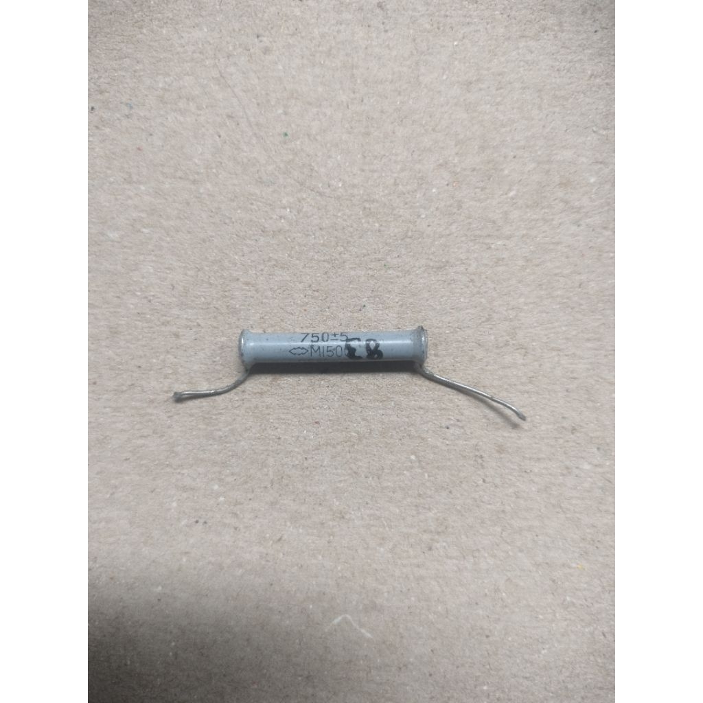 capacitor cramic vintage 750pf/500v/5%