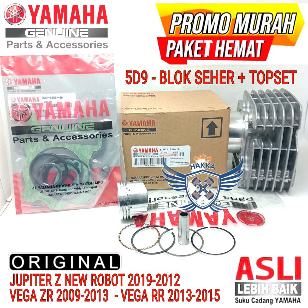 5D9 ORIGINAL BLOK SEHER + TOPSET YAMAHA VEGA ZR, BLOK SEHER YAMAHA VEGA RR, BLOK SEHER YAMAHA JUPITE