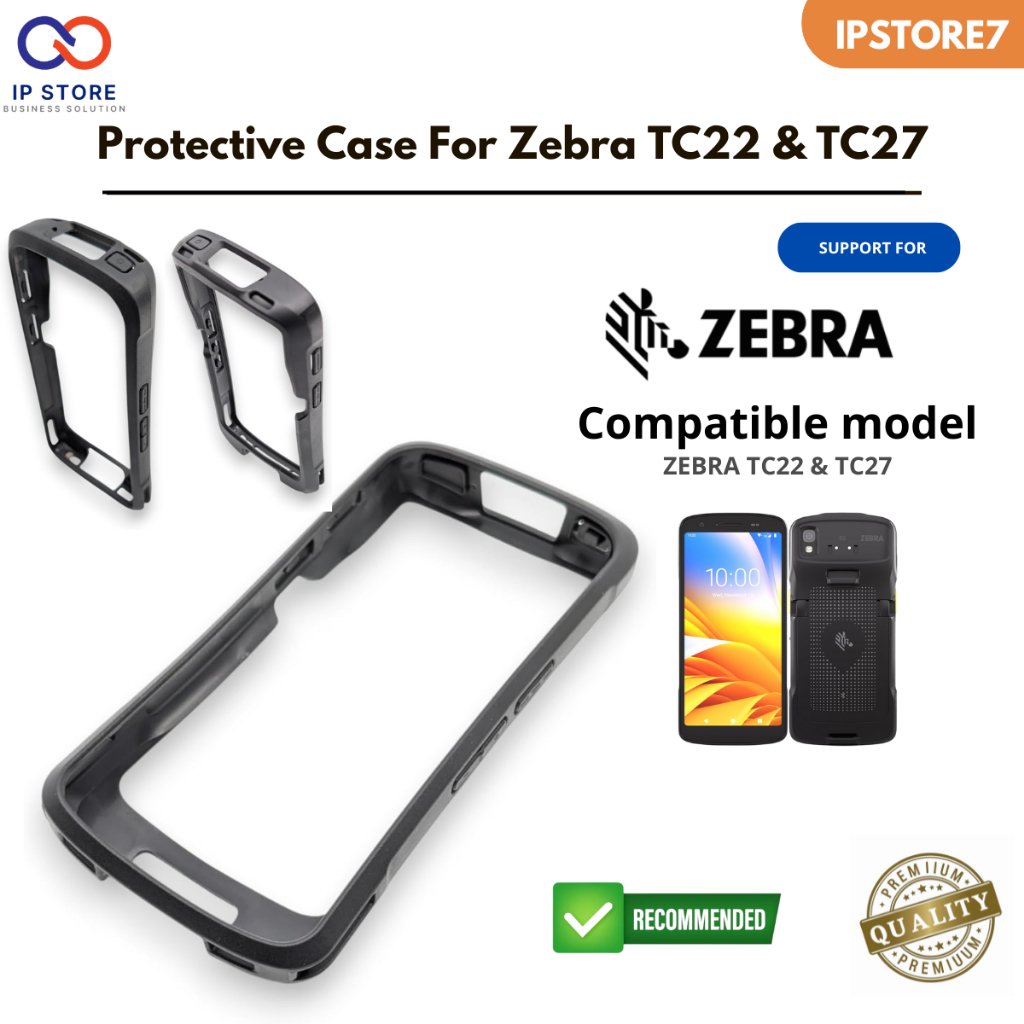 Zebra Protective Case Rugged Boot untuk Zebra TC22 & TC27 Android Scanners Kompatibel dengan Zebra T