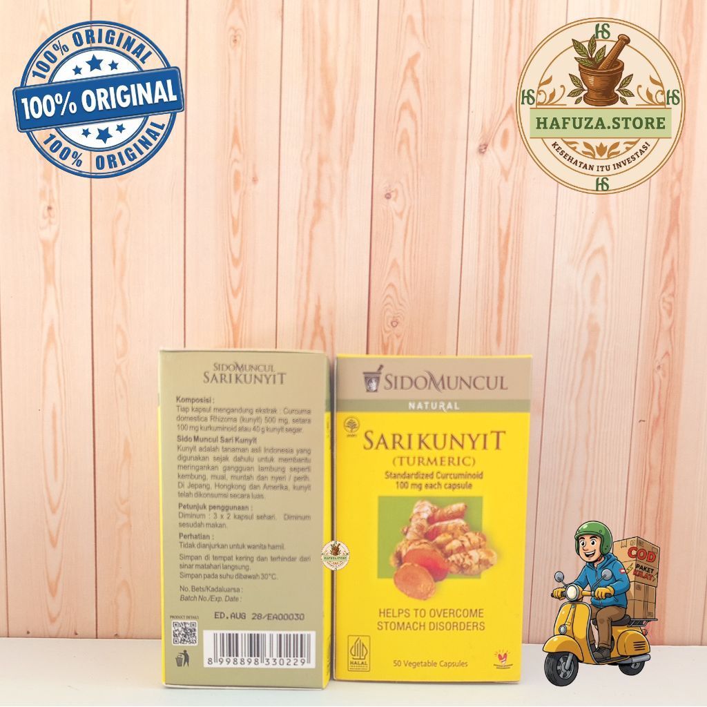 Sari Kunyit Sidomuncul – Obat Herbal Maag, Asam Lambung