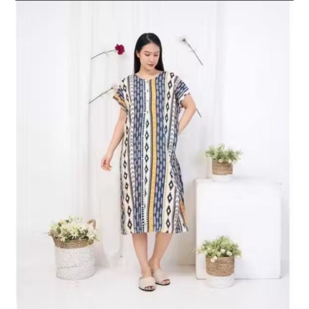 daster wanita remaja motif random daster wanita lengan pendek daster termurah kekinian