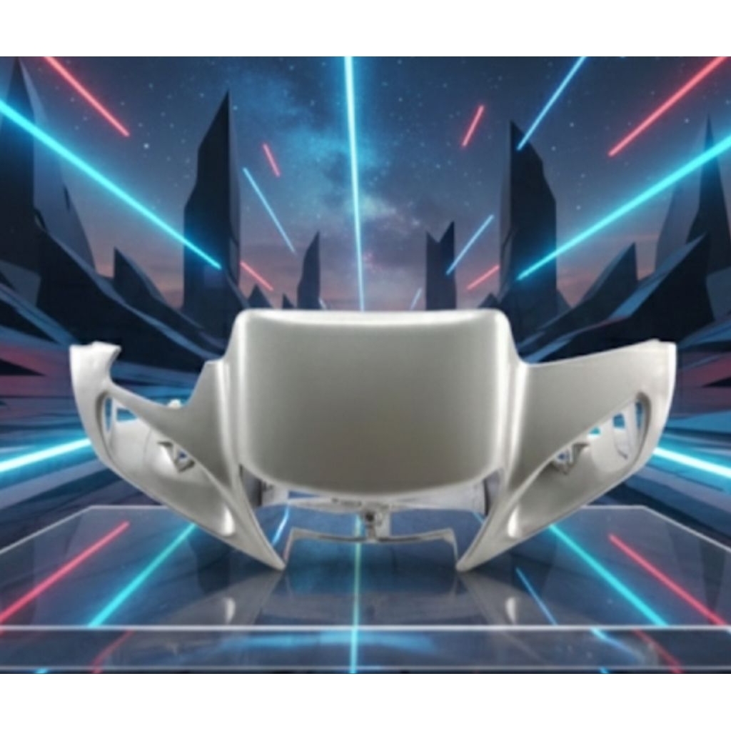 WIN Front Handle Cover Batok Lampu Depan SILVER Yamaha F1ZR Kopling - Fizr SILVER ( FRONT HANDLE COV