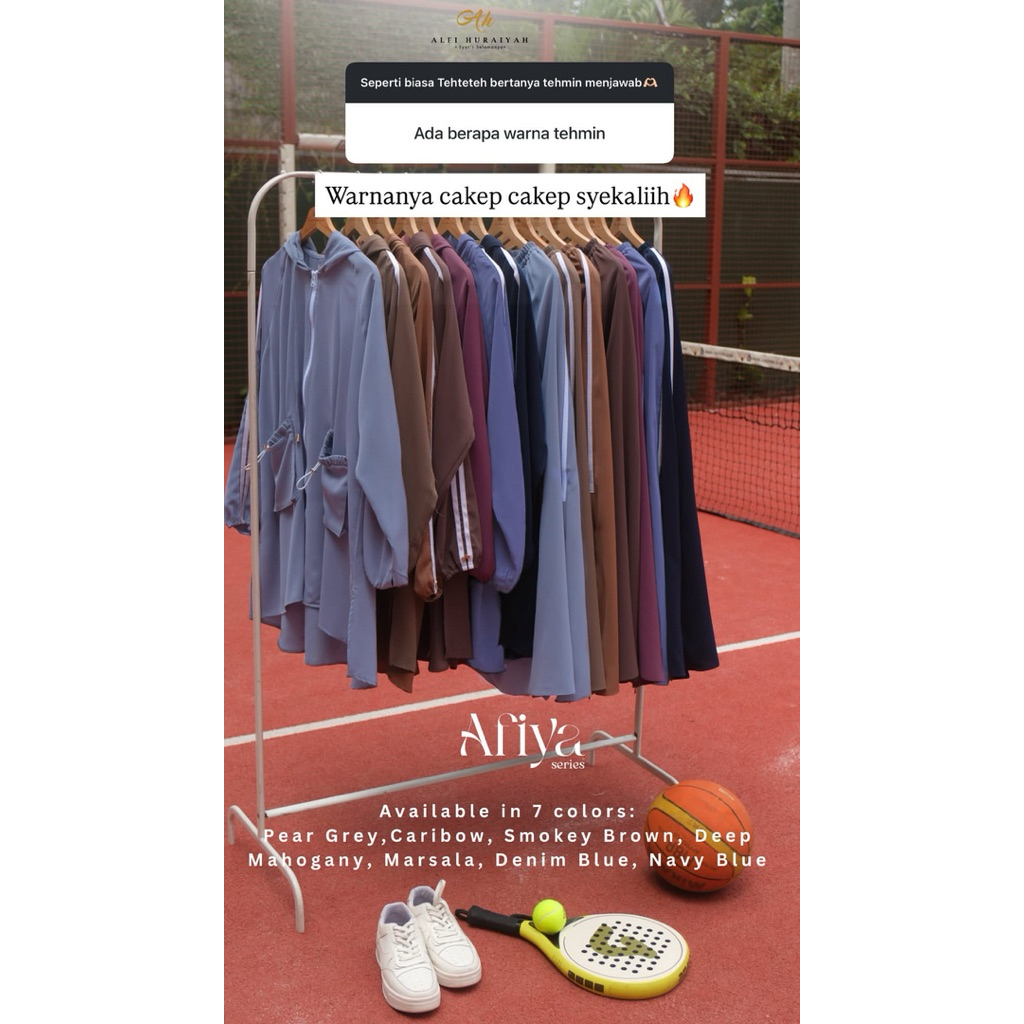 Tunik Afiya sporty by alfi huraiyah