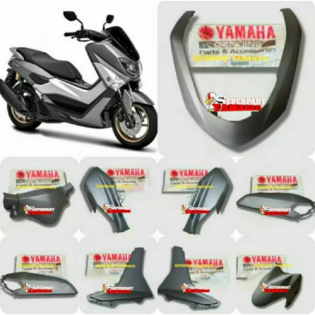 FULL SET BODY HALUS NMAX OLD ABU ABU 2017 / 2019 ORIGINAL YGP