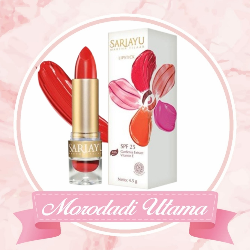 Sariayu Lipstik Gold Series Dengan Moisturizer Dan Vitamin E 4.5Gr