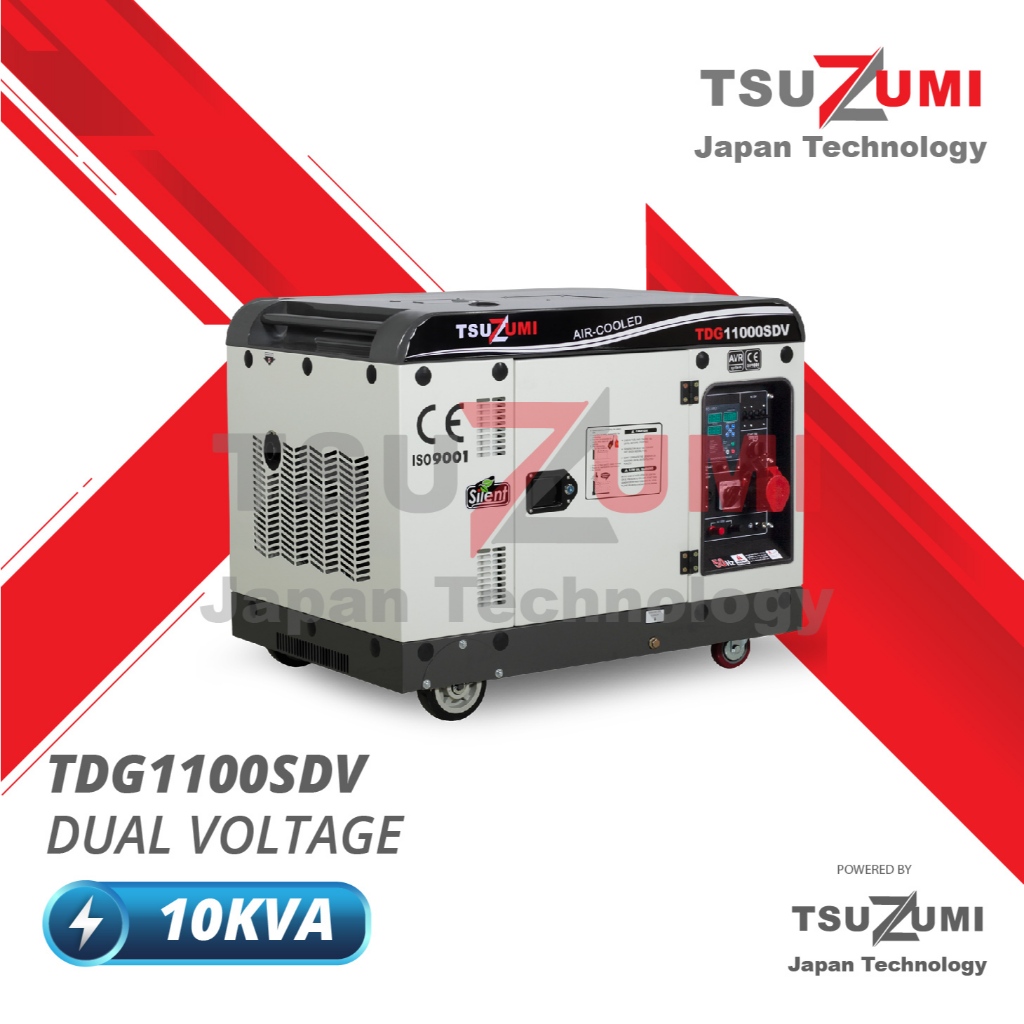 TSUZUMI Genset Silent TDG 11000 SDV