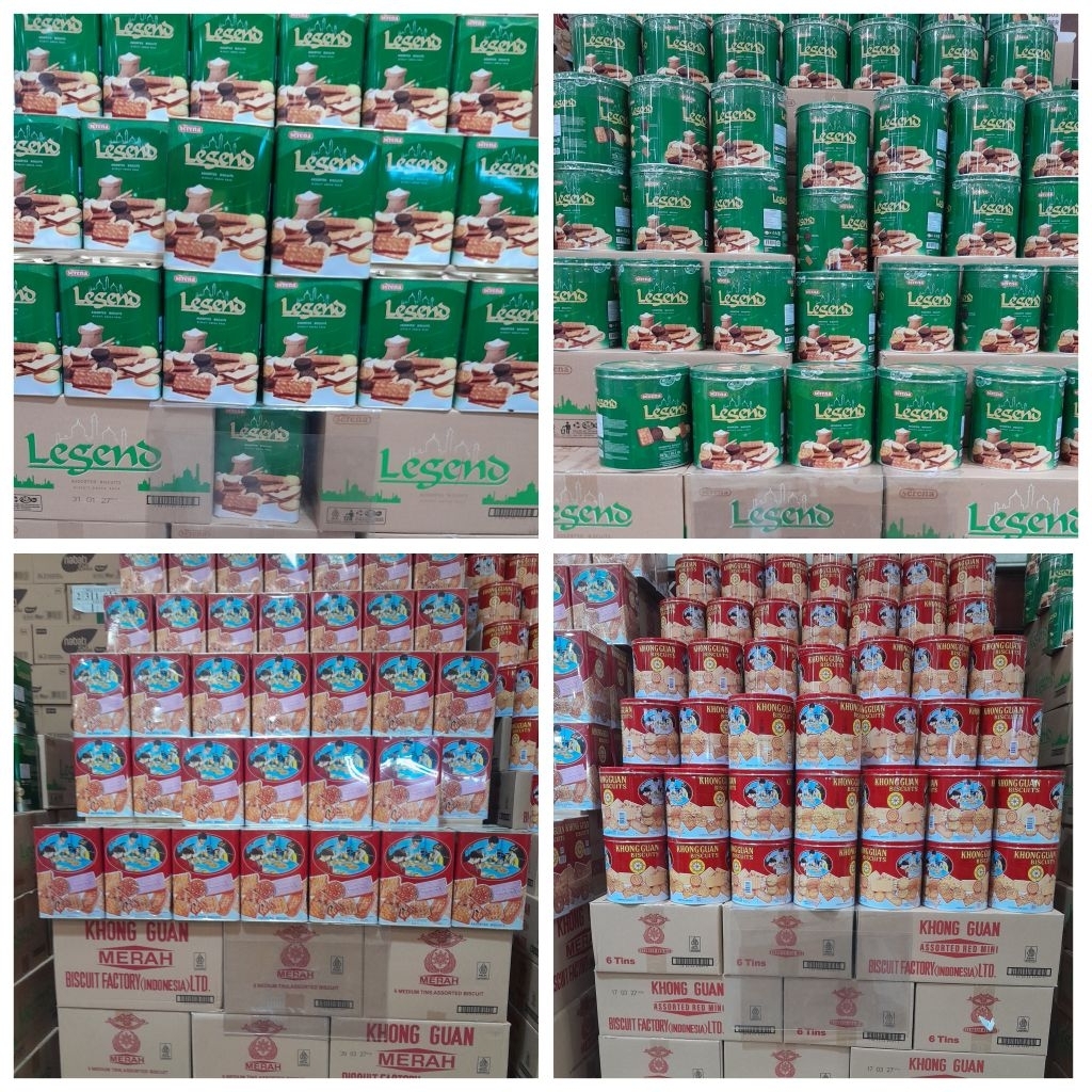 KHONGGUAN BISCUITS MERAH 1,6KG&KHONGGUAN MINI 650GR DAN SERENA LEGEND