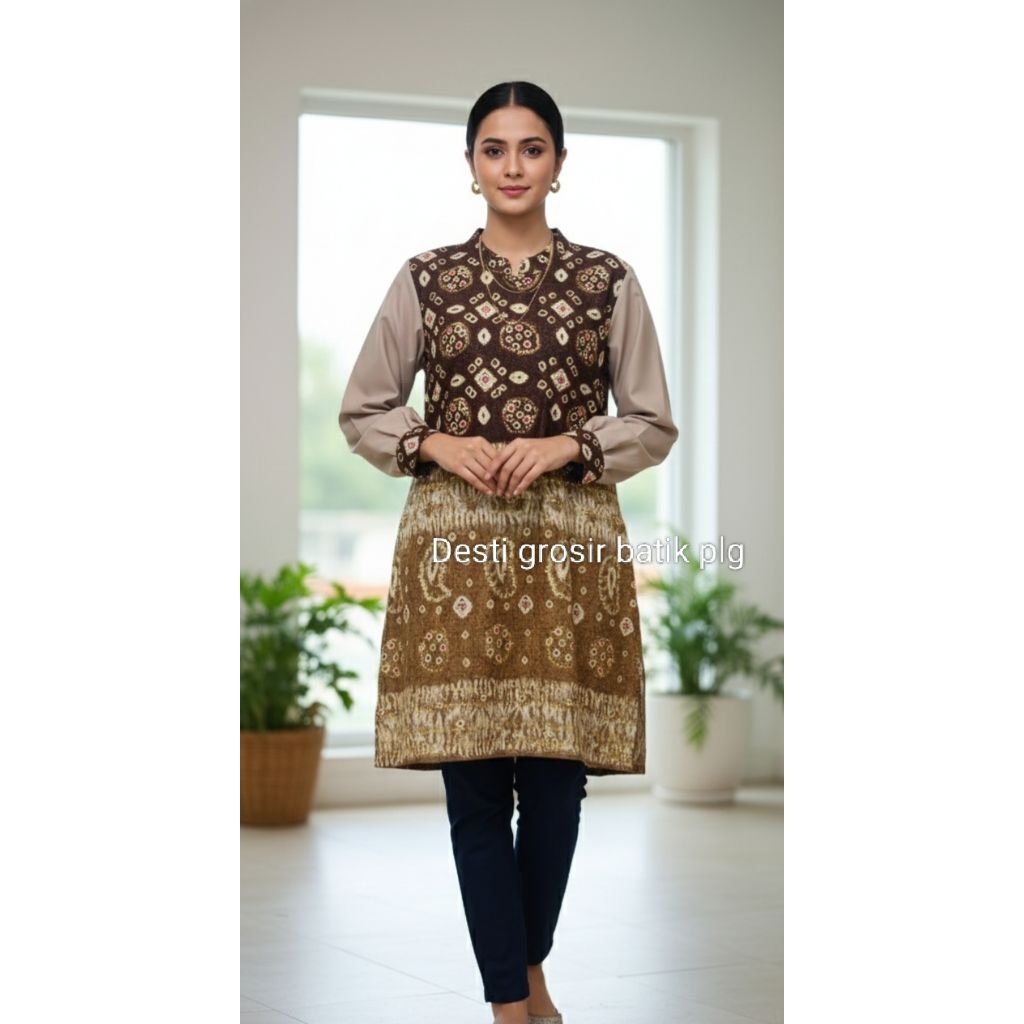 tunik jumputan Dolby
