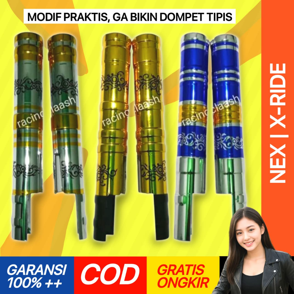 Shopizen Cover Shock Sok Skok Depan Suzuki Nex Xride X Ride 1 2 115 125 New Old Depan PMB