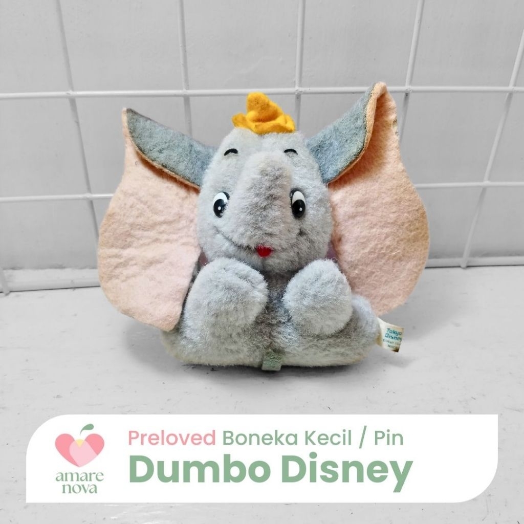 [P] Boneka Kecil / Pin Tokyo Disneyland Gajah Dumbo Elephant