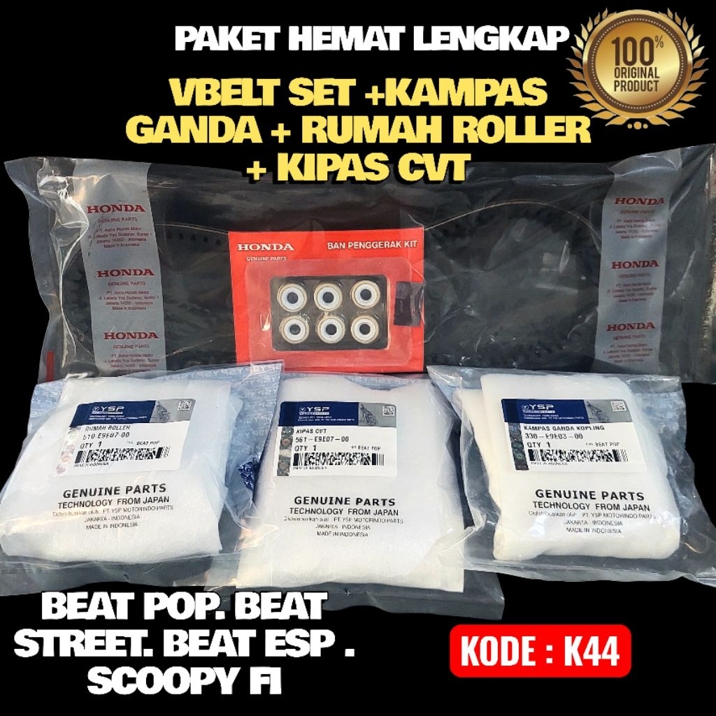 Vanbelt Vbelt Set Beat Pop Beat Street Kampas Ganda Beat Pop Beat Street Ori Ahm