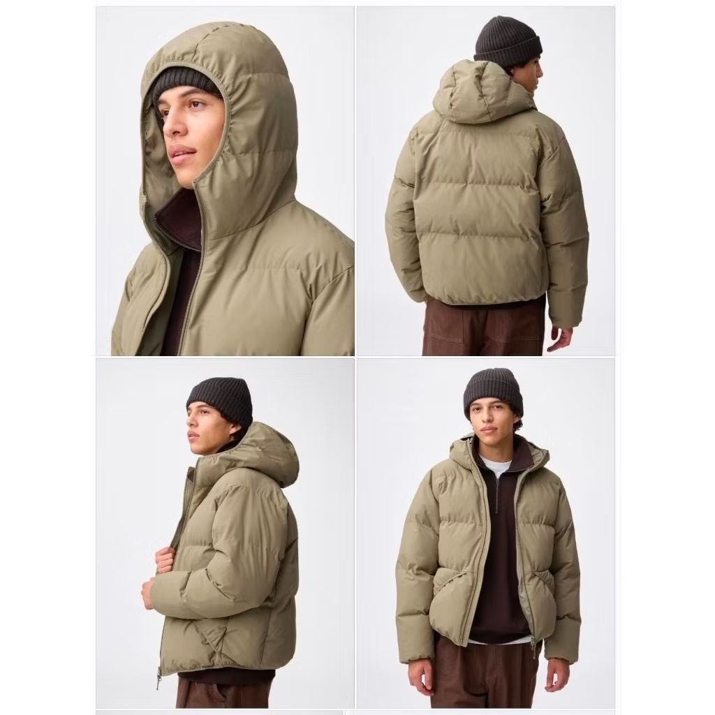 Jaket Padded Pria Puffer Bulu Angsa GU UNIQLO Jaket Winter Original Japan 100% Handcarry Musim Dingi