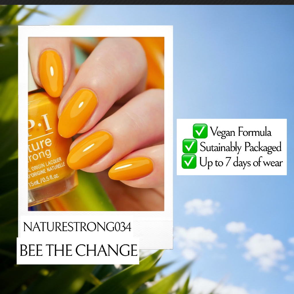 OP1 NATURE STRONG / BEE THE CHANGE - NAT 034 (VEGAN NAIL POLISH)
