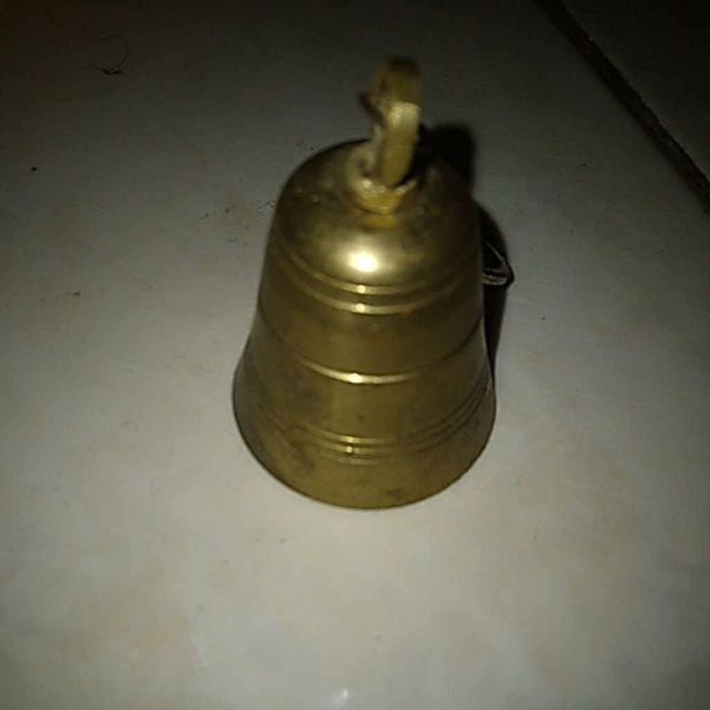 gantungan kunci lonceng kuningan