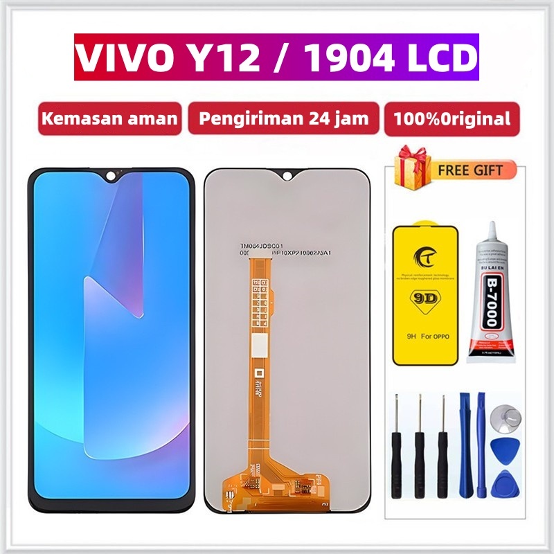 ORIGINAL LCD FOR VIVO Y12 / Y12i / V1904 / V2007 / ORIGINAL TOUCHSCREEN FULLSET COMPLETE